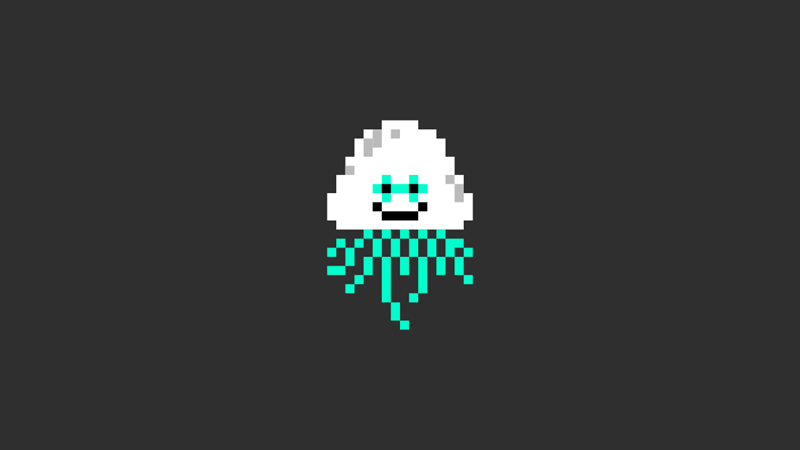 しびれくらげのドット絵